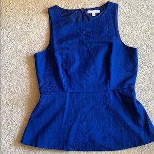 Peplum top!! Never worn. ALMOST NEW